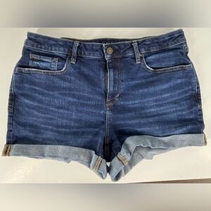 A.N.A (a new approach) Mid-Rise 3.5" Inseam Womens‎ Shortie Denim Shorts | 14